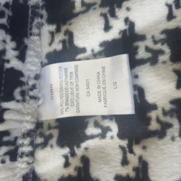 Daniel Buchler Pyjama Pants, Black and White; Size Large - Picture 3 of 6